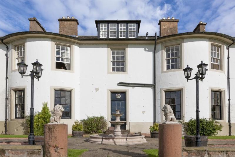 Hetland Hall Hotel Carrutherstown Exteriör bild